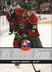 2008-09 Upper Deck All-World Team #AWT10 Marian Gaborik Wild